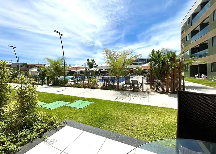 Mana Beach Muro Alto-Flat 12 Ohana E 20 Aloha Terreo Frente Piscina Pôrto das Galinhas